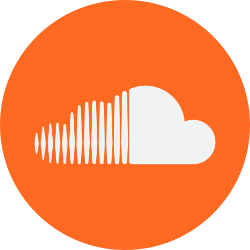 Orange SoundCloud logo with a white cloud and lines.